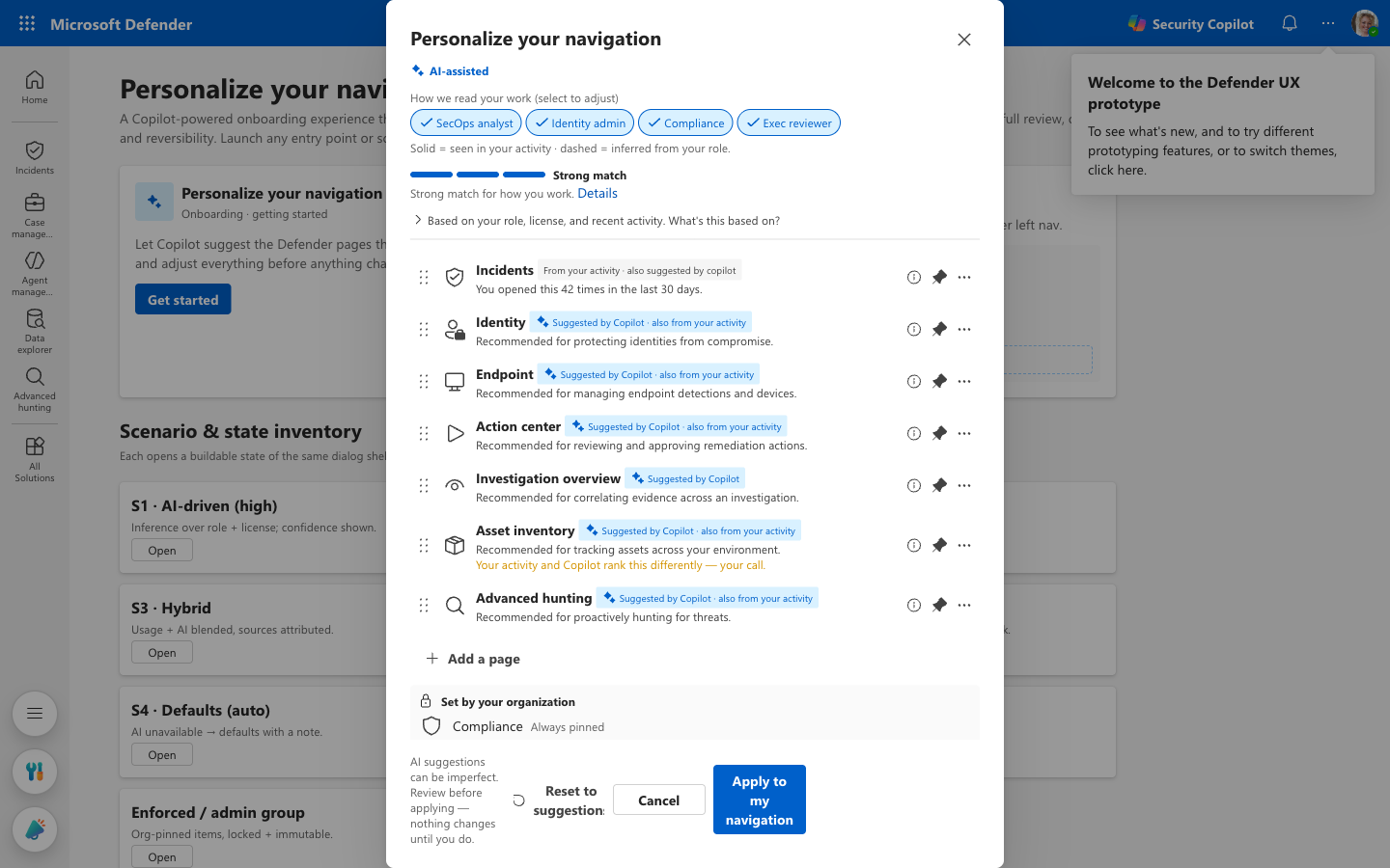 Hybrid personalization recommendations